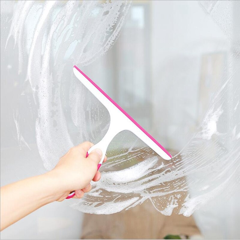 Window Squeegee Glass Cleaning Wipre Rubber Blade Shower Screen Washer GA