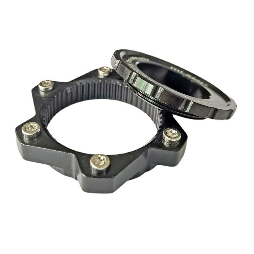 Centerlock 6-hole Adapter Center Lock Conversion 6 hole Brake Disc 6 Bolt for Mountain BIke Road Bike: black