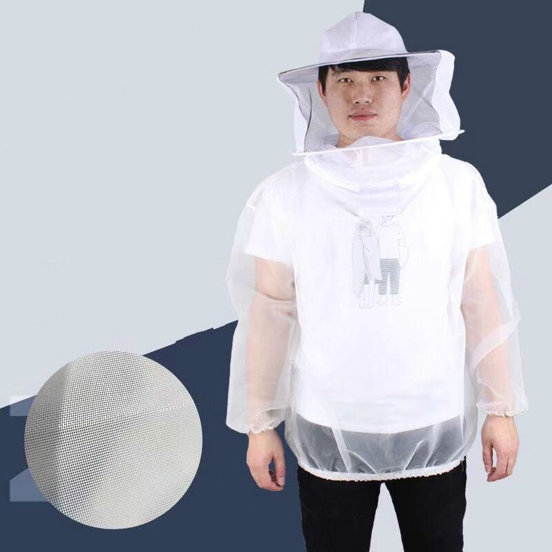 Máscara de proteção para apicultura, saco de bolso para armazenamento de roupas anti-abelha e11362: B