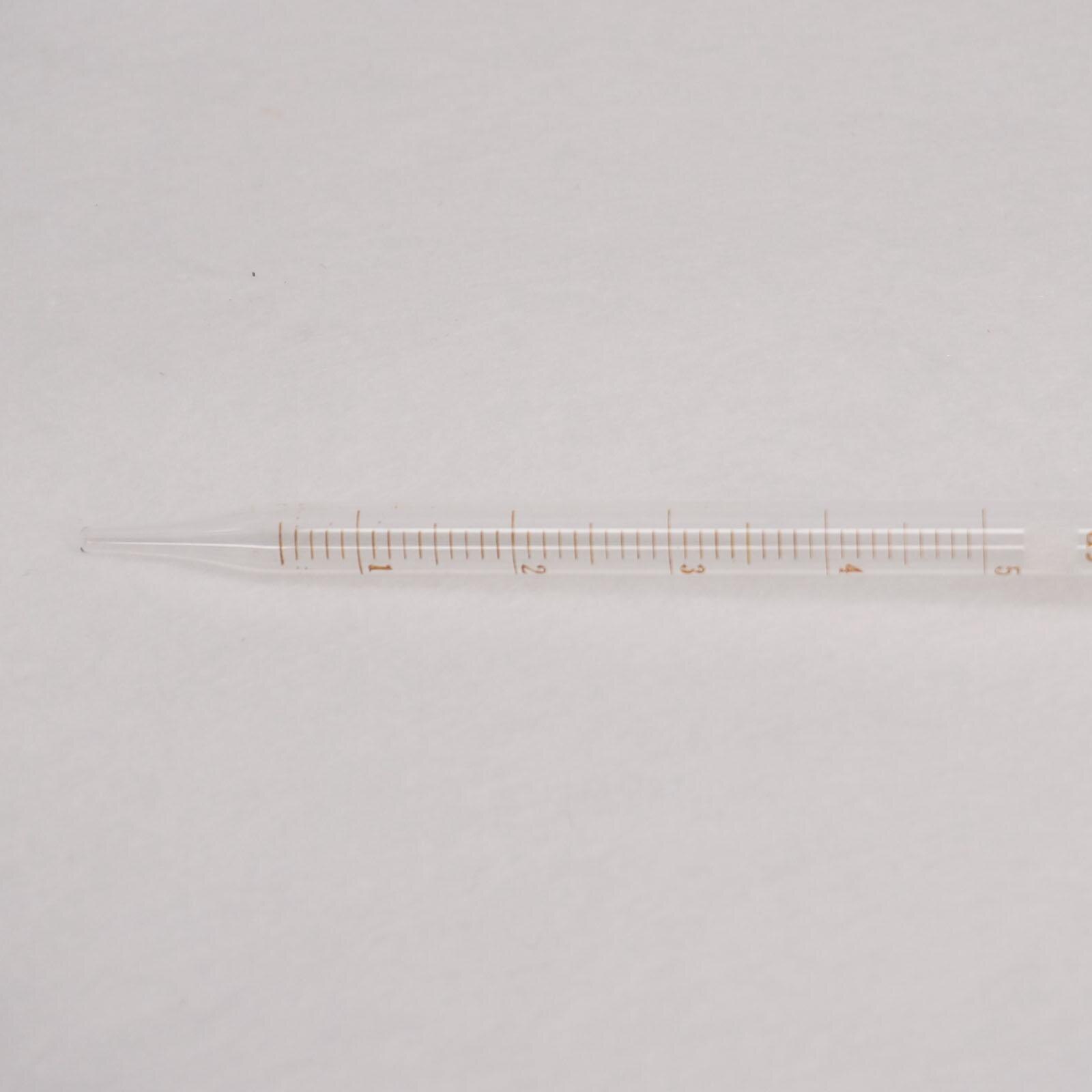 5ml Glass Graduated Pipette with Rubber Bulb Lab Chemistry Dropper Dispensing