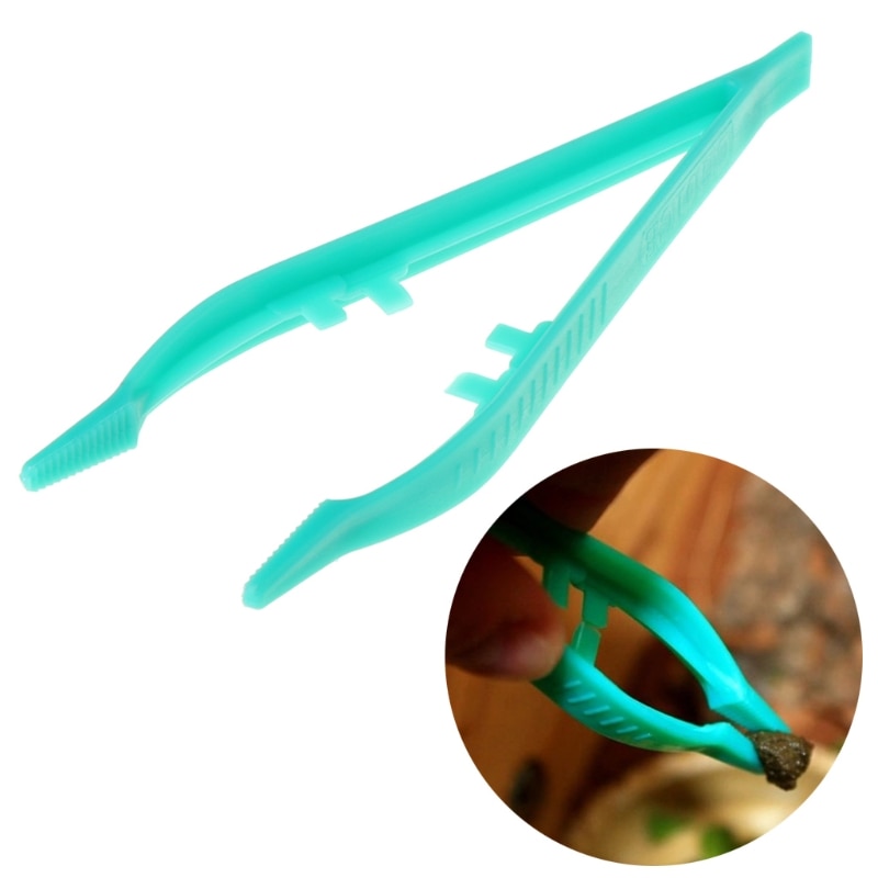 Reptile Voeden Pincet Klem Tang Plastic Feeder Clip Antislip Terrarium