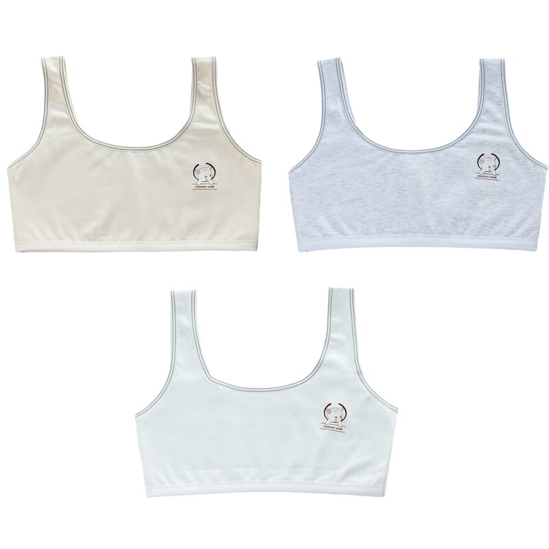 M7DD Girls Bra for Children Teenager Breathable Underwear Lingerie Teens Training Bra Teenage Puberty Undercloth