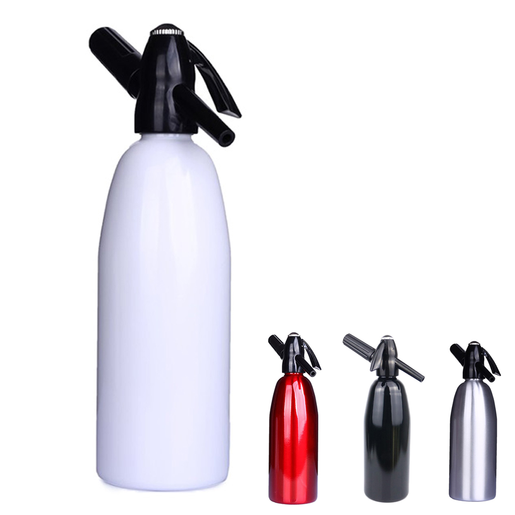 1000 ML DIY Soda agua sifón bebida máquina de jugo Bar cerveza burbuja Soda sifón fabricante botella Sodastream máquina Co2 inyector herramientas