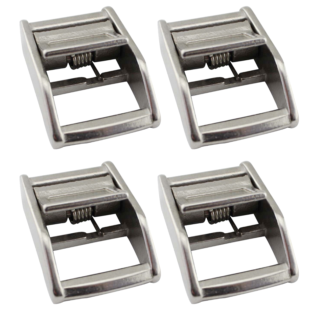4x Cargo Lash Straps Cam Buckle Tie Down Luggage Quick Release Buckle 25mm