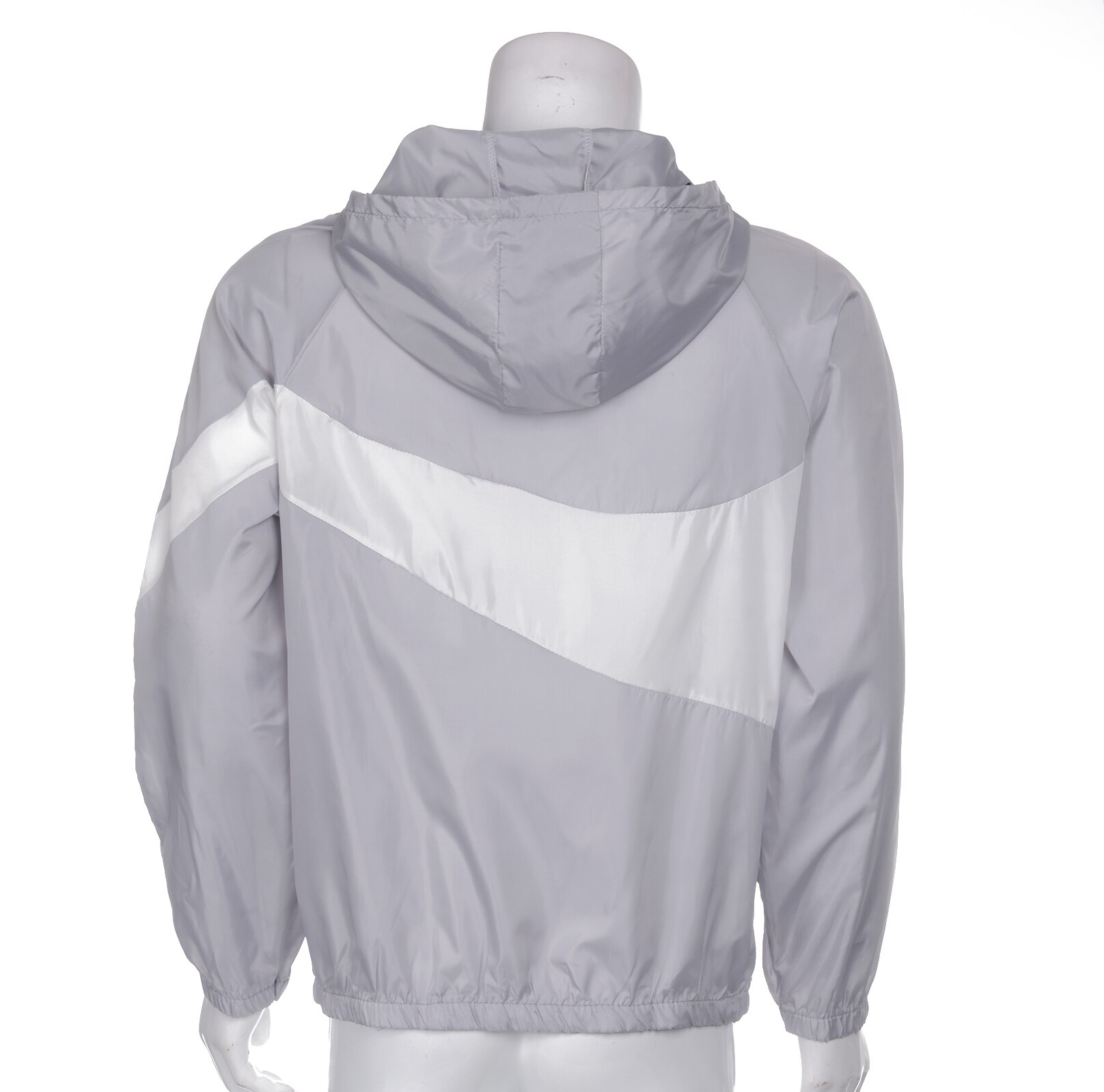 Sudadera fina con capucha para hombre, ropa de manga larga con cremallera, Color de bloque, nueva , invierno, otoño