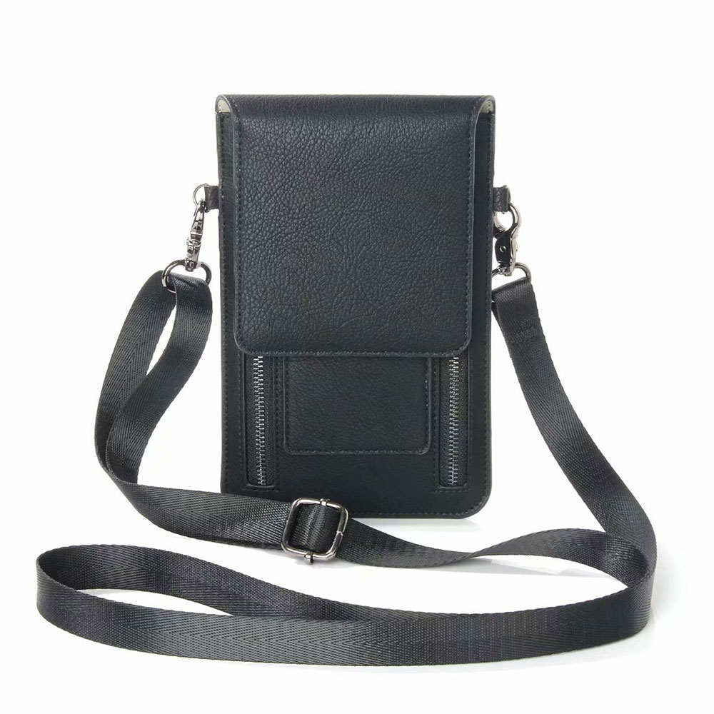 Universele Schouder Vrouwen Tas Voor de mobiele telefoon grootte dat onder 6.3 inch Card Pocket Case Mobiele Telefoon Tassen Walle pakket Pouch