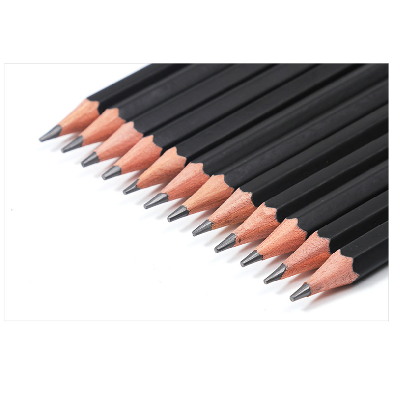 12 Pcs 2B HB 2H Pencil Sketching Drawing Set Kit School Students Art Supplies For Child And Adult Office Writing Sketch Pencils
