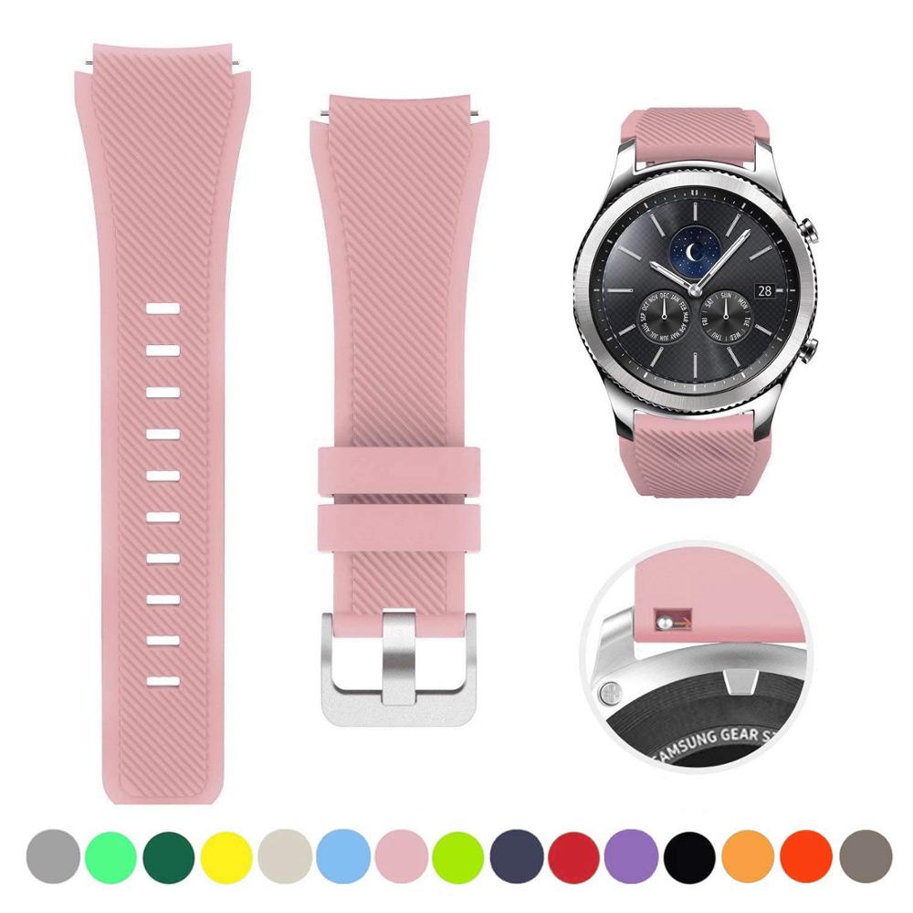 Correa para Samsung galaxy watch 3 46mm Gear S3 Frontier amazfit bip/pulsera activa 20/22mm correa de reloj Huawei watch gt 2/2e 42mm