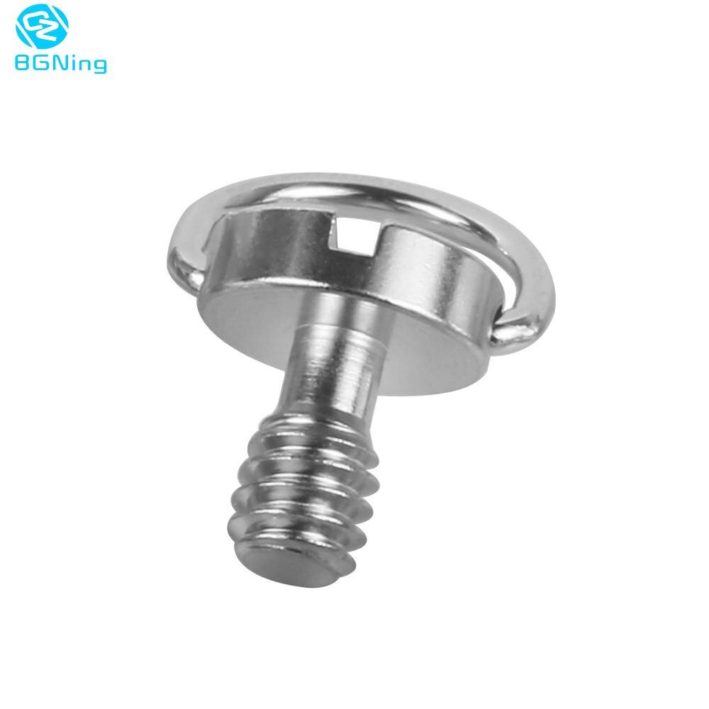 10 Pcs Bgning 1/4 Camera Schroef Voor Quick Release Plaat 1/4 Inch Folding D-Ring Adapter Statief Monopod Camera schroef
