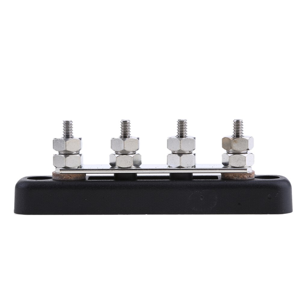 4-Way Bus Bar Terminal Blok-4X6 Mm Studs-100A Rated-Auto & Marine
