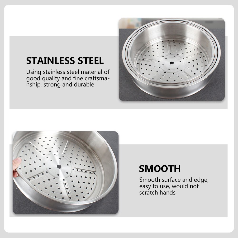 Stainless Steel Steam Basket Durable Steamer Kitchen Tool Home Steam Food Supply