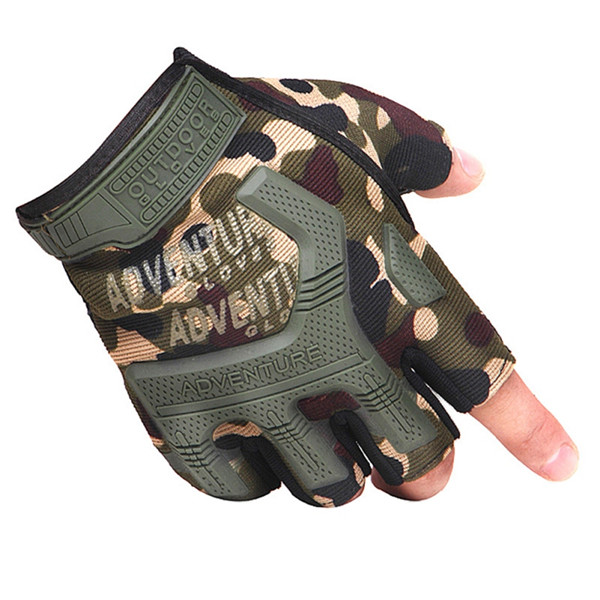 Breathable Wearable Knight Protective Motorcycle Gloves Outdoor Sports Mountaineering Gloves motorbike guantes: L
