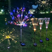 Christmas Year's Day Celebration Outdoor Solar Charging Waterproof Sky Star Colorful Lights Lawn Smart Smoke Lanterns