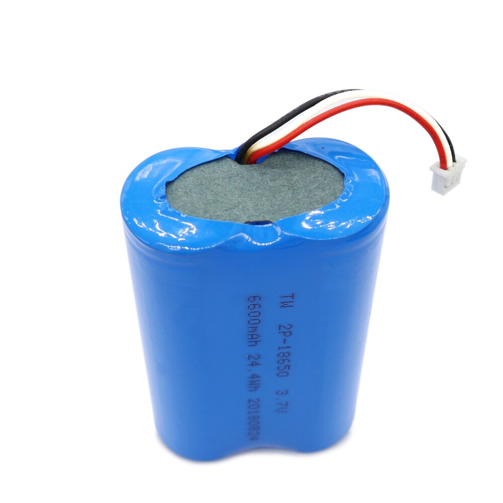 1s2p 18650 6600mah lithium batteries 3.7v 18650 li-ion rechargeable battery with wires and JST -XH 2Pconnector