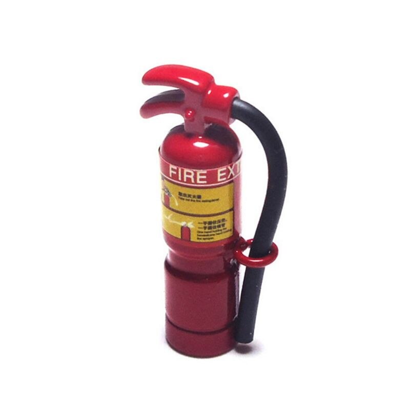 1:12 Scale Dollhouse Miniature Simulated Fire Extinguisher Model Decoration Toy G99C