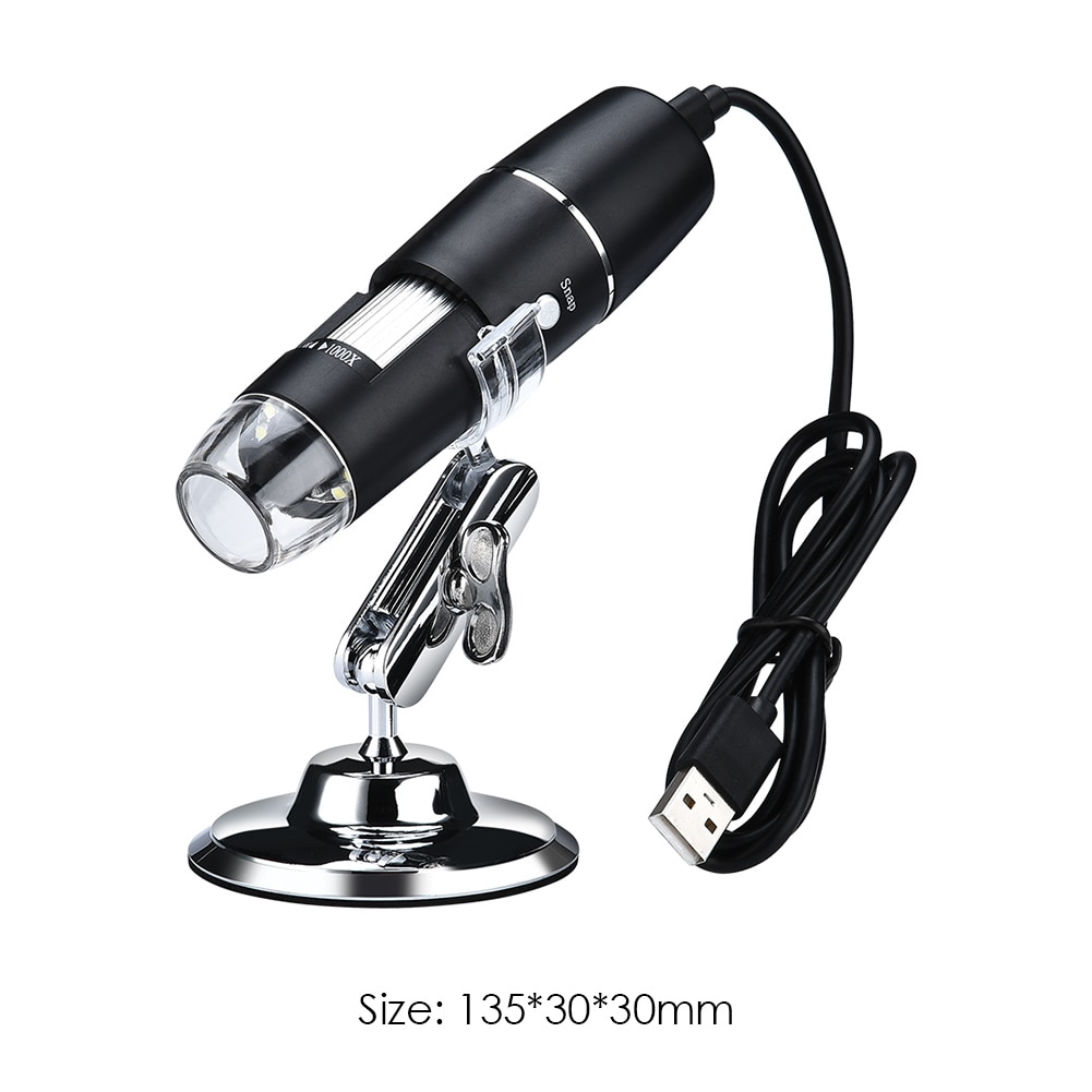 1000X Wifi Digital Microscope Magnifier Camera 8LED w/Stand for Android IOS