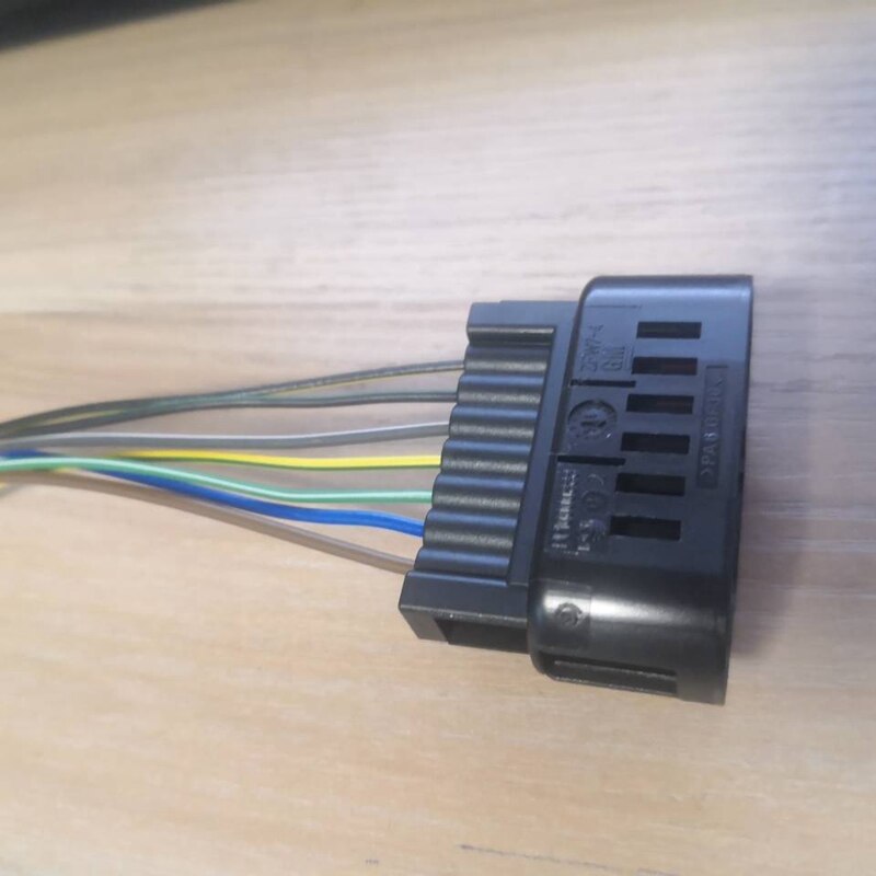 1/2/4pcs/lot 7 Pin/Way High-Voltage Ignition Coil Plug Connector With Wire Cable Pigtail For Opel Astra J Chevrolet Cruze Buick