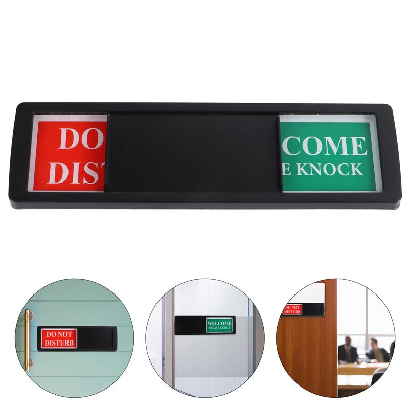 1pc Magnetic Slider Privacy Indicator Non-Scratch Signboard Privacy Slide Door Sign for Bathroom