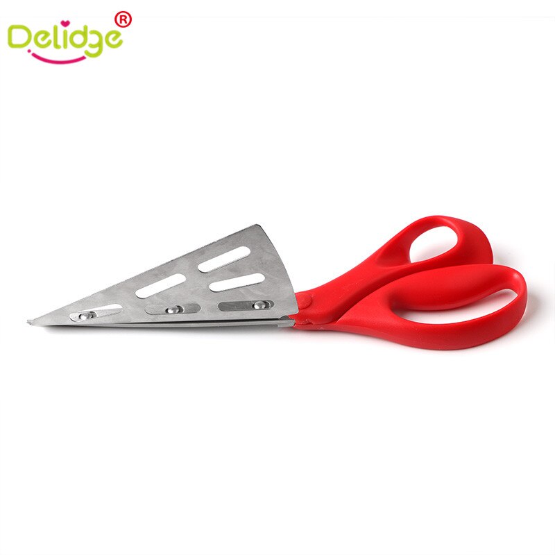 Delidge 1 pc 2 in 1 Pizza Schaar Roestvrij Staal Verwijderbare Pizza Schop Schaar Brood Pie Snijgereedschap Pie Slicer mes