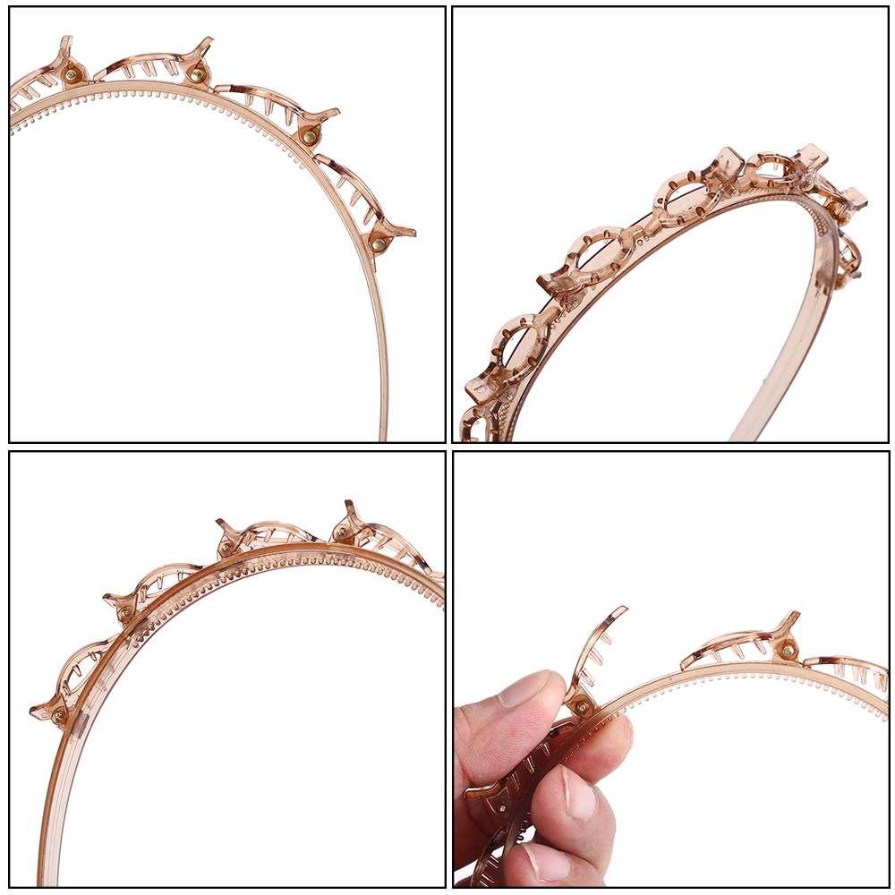Unisex Alice Hairband Headband Men Women Sports Hair Band Metal Hoop Double Bangs Hairstyle Hairpin in Stock