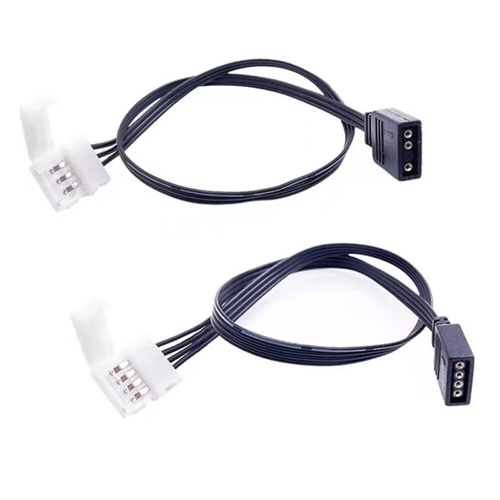 Argb 5V 3Pin/12V 4pin Rgb Strip Connector Geen Solderen Voor Msi Een Sus Asrock Aura Led voor Ws2812b/5050 3528 Rgb Strip Licht