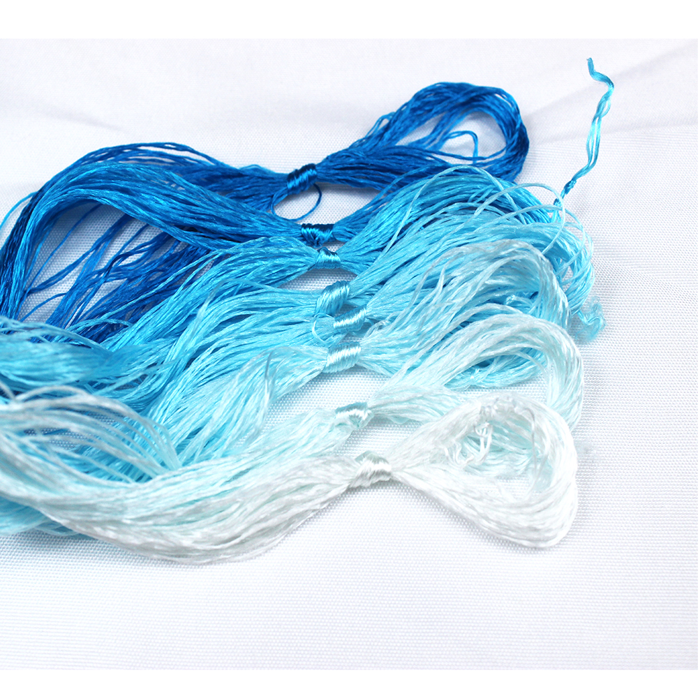 8 sztuk nici robić haftowania ręcznie haftowane nici jedwabne Spiraea jedwabne linie: Ciemnoczerwony