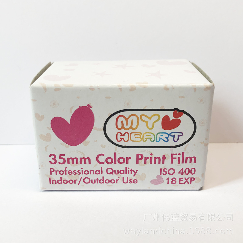18 Exposure/Roll 35mm Color Print Film Retro sweetheart film 135 Format negative film suitable for 35mm camera ISO 400