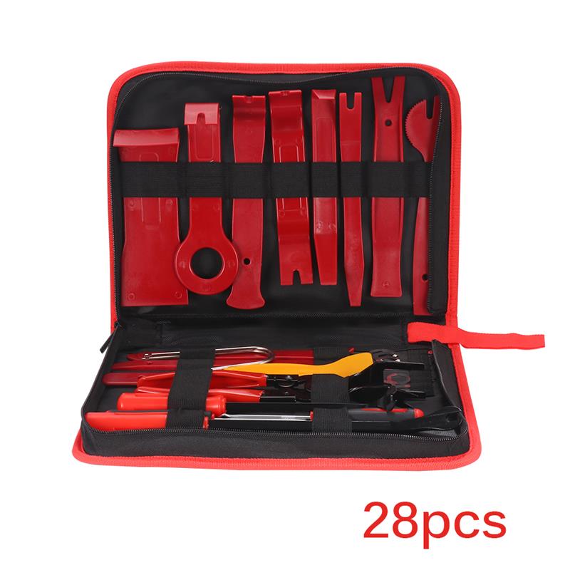 35PCS Auto Car Audio Radio Interior Door Panel DIY Installation Pry Tool Repair Hand Tools Kit Screwdriver Pliers Remover