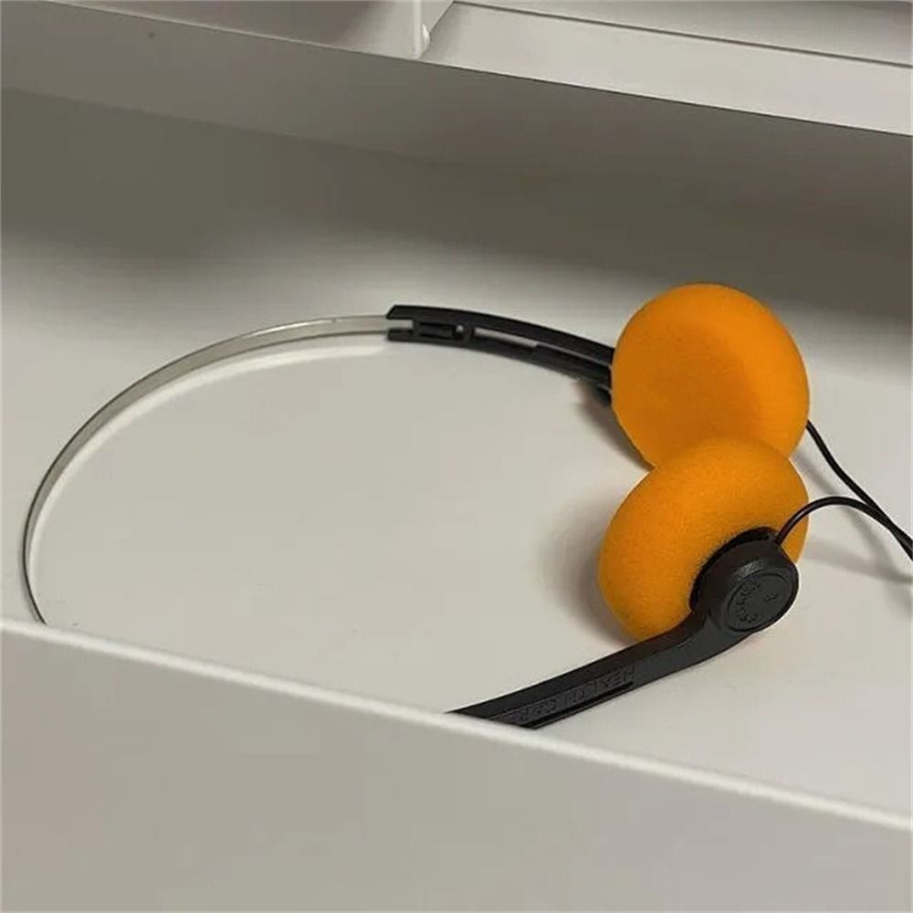 Mode over het oor beugel hoofdtelefoon bedraad vintage retro gevoelens hoofdtelefoon 3,5 mm 80s 90s muziek mp3