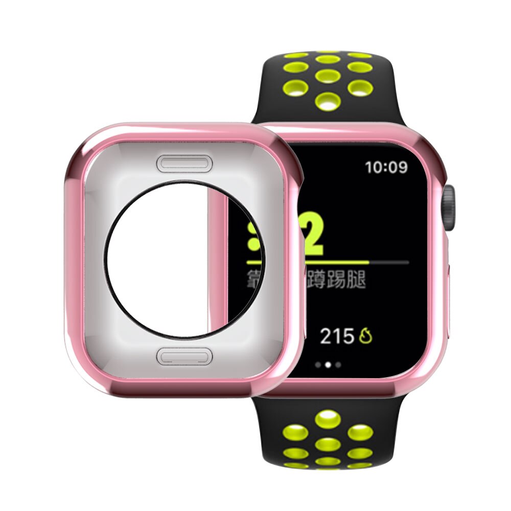 Coque fine en Silicone pour Apple Watch, protecteur d'écran, pour Apple Watch série 6 5 4 3 2 1, 42mm 38m 40mm 44mm, pour iWatch se/6