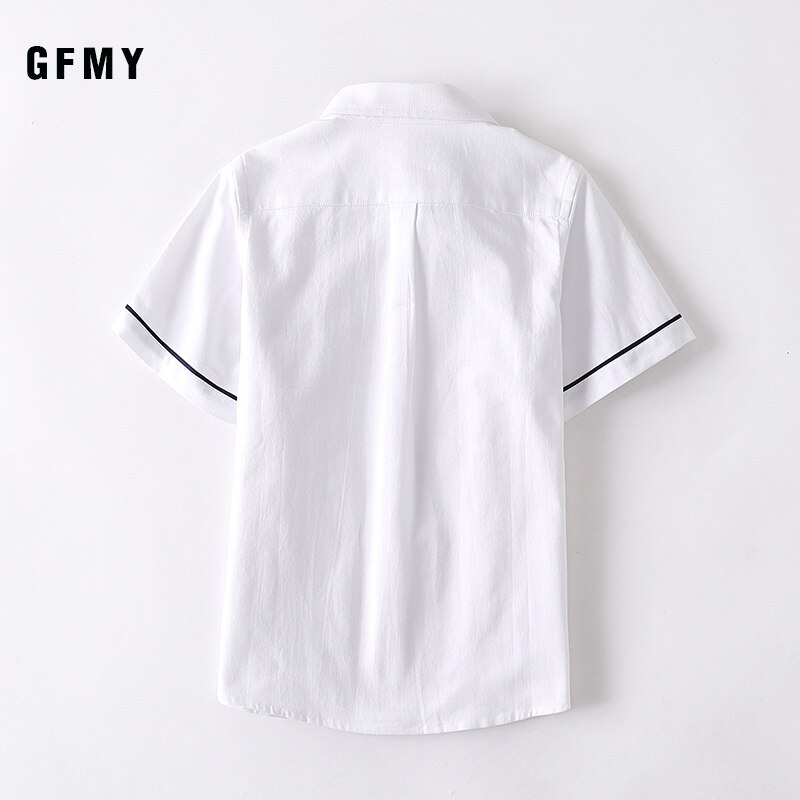 GFMY Kids Boy Shirts Clothes Solid Color 3-11Y Baby Shorts Sleeve Shirt Summer Tops Tees Shirts Children Cotton Blouse