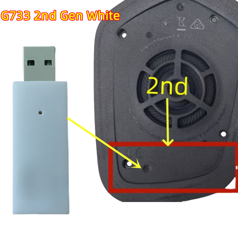 USB-Empfänger-Dongle-Adapter A-00080 für Logitech G733 kabellos Spielen Headset