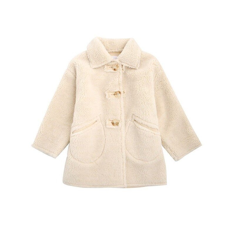 Meisjes Winter Herfst Wollen Jas En Najaar Kinderen Lange Sectie Kinderkleding Mode Casual Winter Jas
