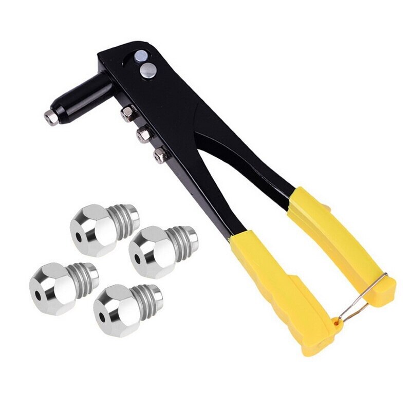 Adattatore rivetto punte 7 pz/impostato elettrico rivetto dado pistola rivetto dado strumento senza fili rivetti trapano strumento 2.4mm-4.8mm: 3