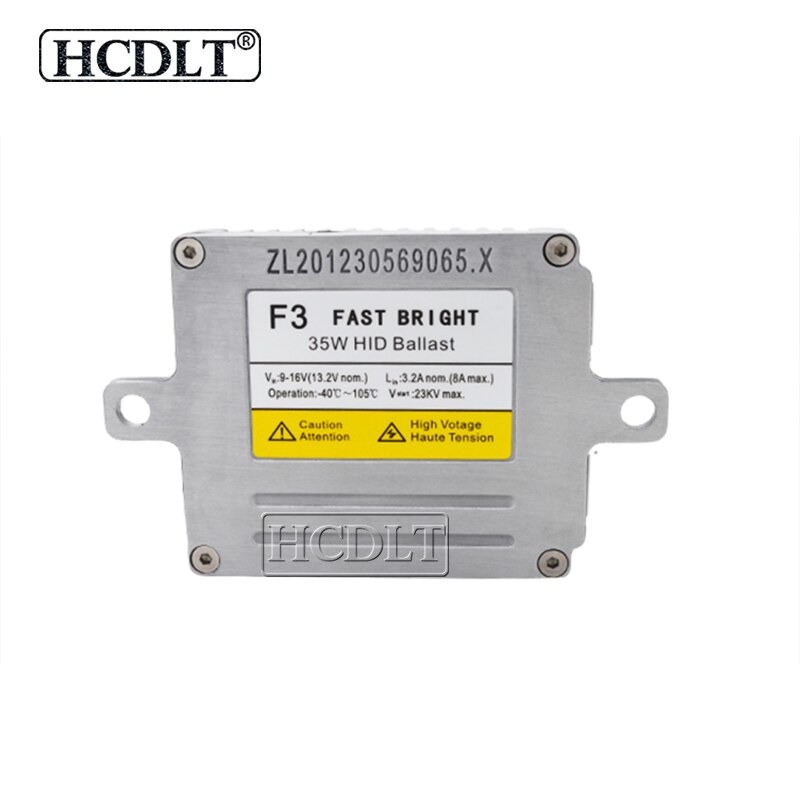 HCDLT 1X AC 35W DLT F3T Xenon HID Ballast 12V Car Light Fast Start Reactor Xenon DLT F3 HID Digital Slim Ballast Block Ignition