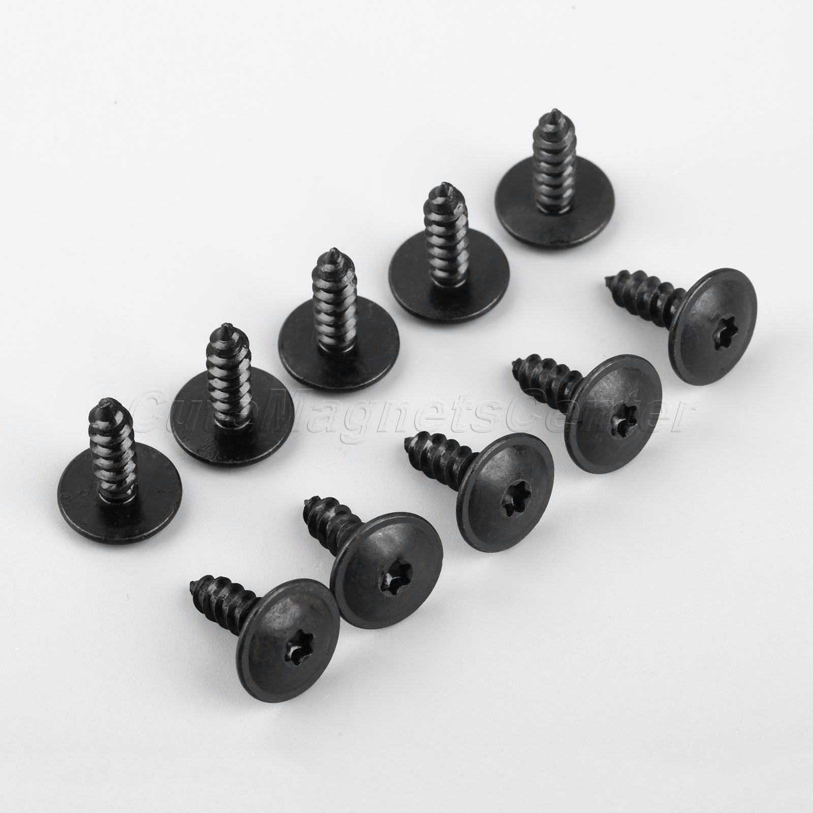 Mtsooning 10 stk motordeksel underbrett sprutbeskyttelse hjulbue torx skrue 5 x 15mm festeklemmer  n90974701 for vw golf