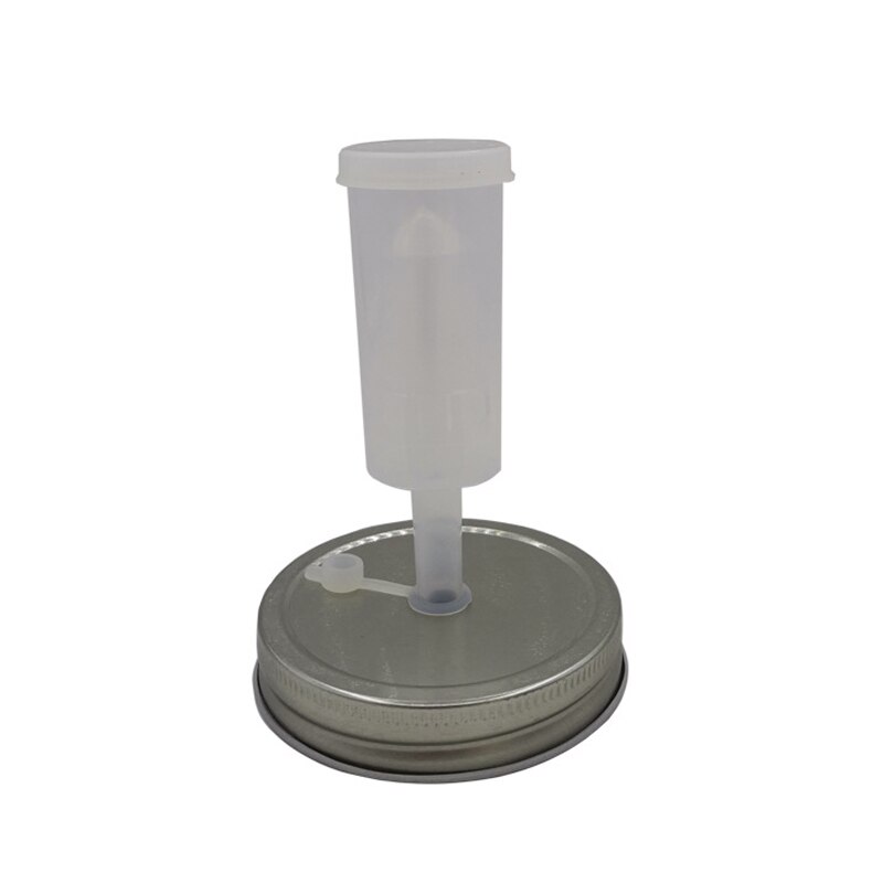 Mason Jar Lid With Airlock Mason Jar Fermenting Lid For Wide Mouth Jars For Making Kimchi, Ginger Carrots, Sauce, Sauerkraut: 1