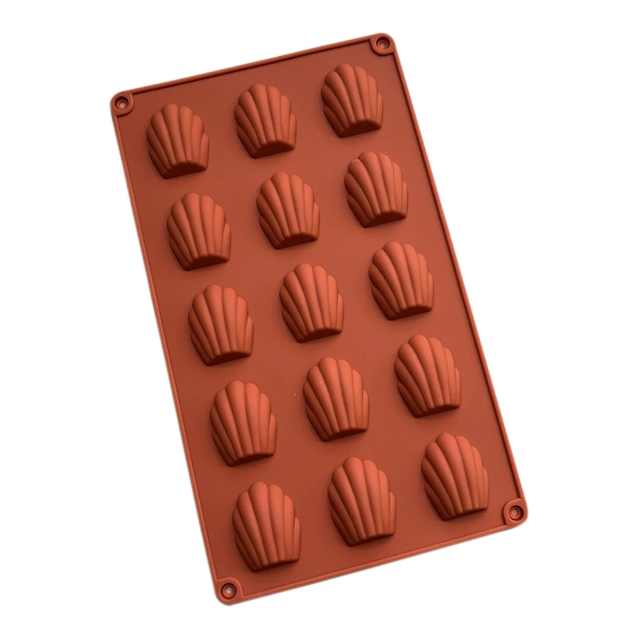 Stampi per Madeleine in silicone antiaderente Stampi per Madeleine a forma di conchiglia Stampo per torta da forno padella Accessori da cucina per teglia fai da te: Radura