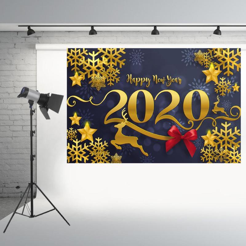 0.9 x 1.5m kerstachtergronddoek, fotodoek, realistisch/cartoon feestfotostudiostof, decoratie-accessoires
