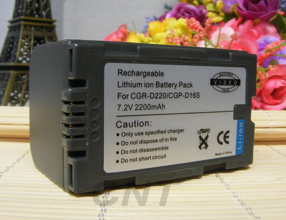 2X Battery for Panasonic CGR-D54 AG-DVX100B AG-HVX200 CGR-D16S CGR-D220