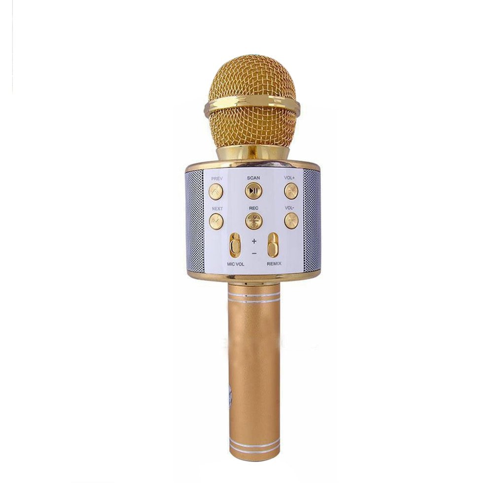 Professionele Bluetooth Draadloze Microfoon Luidspreker Handheld Microfoon Karaoke Mic MuziekspelerZingen Recorder KTV Microfoon