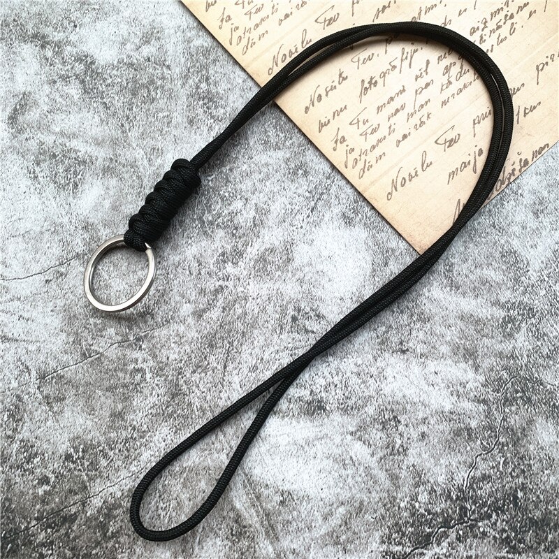 Tissage sangle de téléphone lanière cou corde lanière pour clés carte d'identité sangles de téléphone portable collier extérieur main sangle de téléphone pour iPhone: Jaune / or