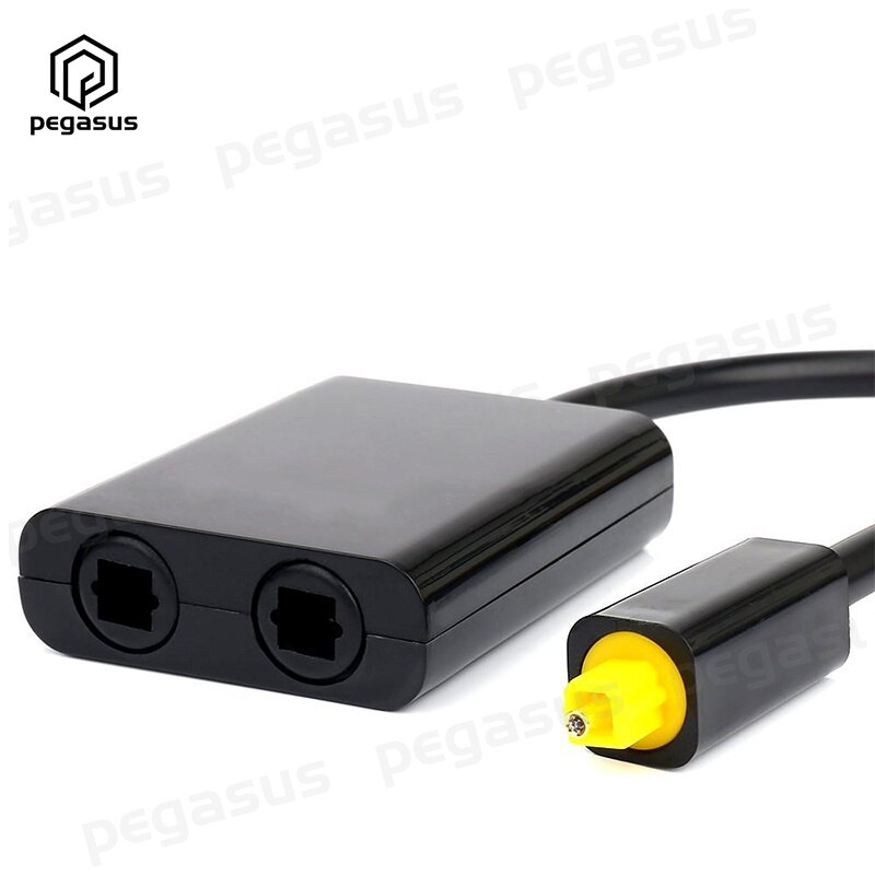 0.2 Meter Toslink Digitale Optische Audio-Fiber Kabel 2 In 1 Out Splitter Adapter