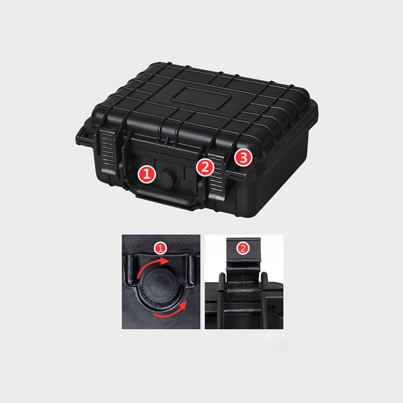 Portable Toolbox Instrument Tool Box Protective Safety Box Waterproof Dry Sealed Box Equipment Suitcase ABS Safety Toolboxes