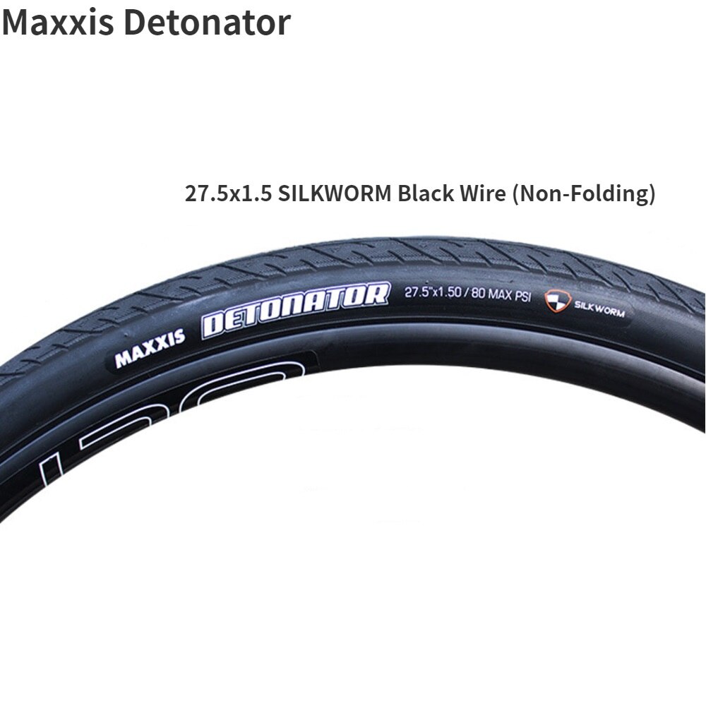 Maxxis Detonator MTB Slick Tire Mountain Bicycle Tire 26x1.0/1.25/1.5 27.5x1.5 bike tire M203: 27.5x1.5 SW Wire