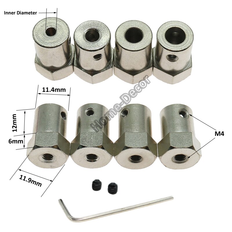 1pc Metal universal joint Boat Metal Cardan Joint Gimbal Couplings Universal Joint Connector multi-spec with free screw tool