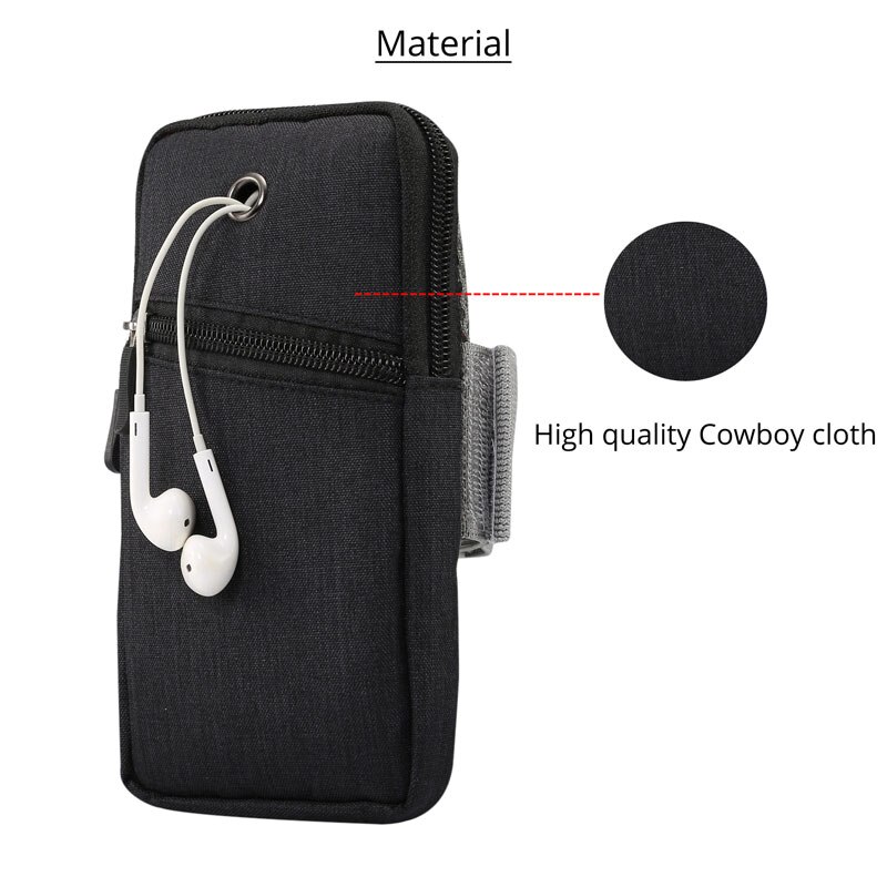 Chezvous esporte celular saco caso para iphone x xs xr xs max cowboy pano universal correndo bolsa do telefone para iphone 7 8 6 plus