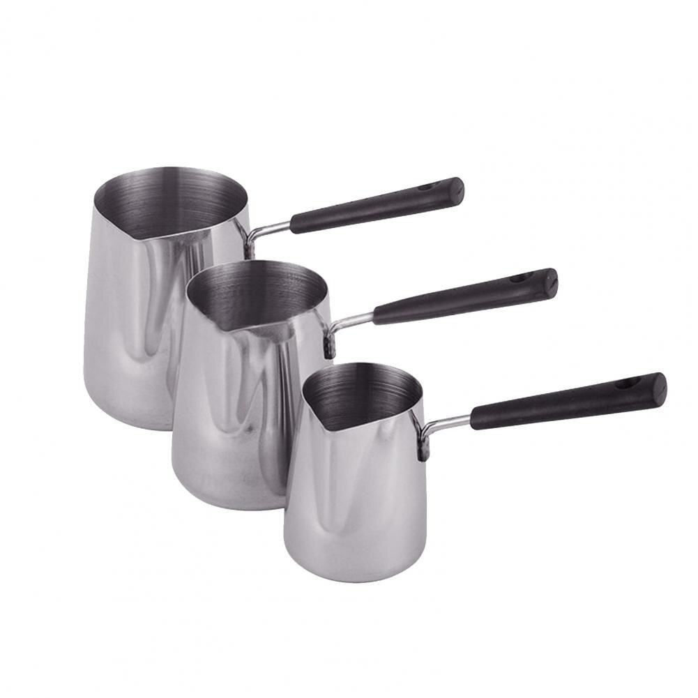 Milk Jugs Stainless Steel Milk Frothing Jugs Coffee Pitcher Pull Flower Cup Cappuccino Milk Pot Espresso Cups Milk Melting Pot