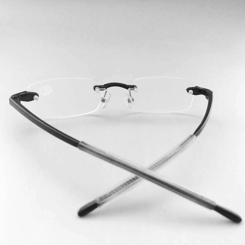 Elbru optical  +1.0+1.5+2.0+2.5+3.0 heren dames randloze leesbril trimmen presbyopie brillen voor dames brillen