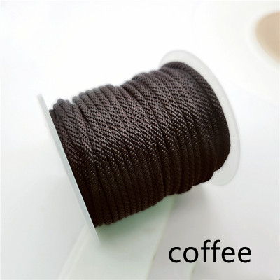 Cuerda de maíz de de 2,5mm, hilo tejido a mano para collar, pulsera, línea de joyería, bricolaje: Cobre envejecido